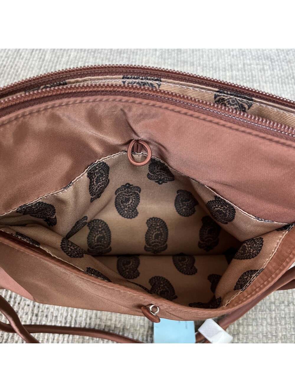 New! Vera Bradley Nylon Original Hipster In Cinnamon $110 MSRP NEW W/ TAGS BOHO - Picture 5 of 6